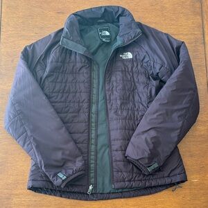 The North Face Dark Purple Quilted Jacket Size Medium